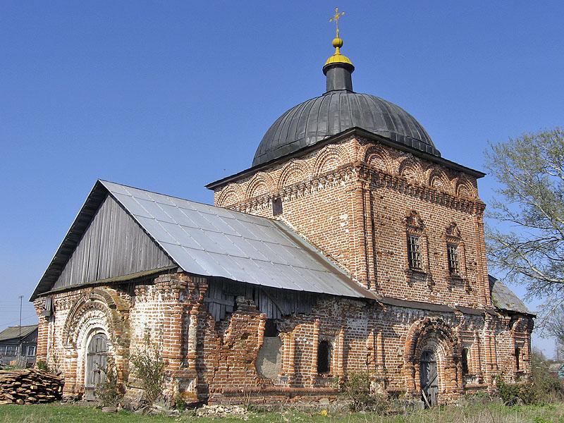 Морево. Церковь Димитрия Солунского. фасады