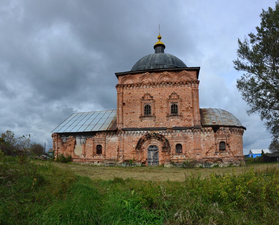 Морево. Церковь Димитрия Солунского. фасады