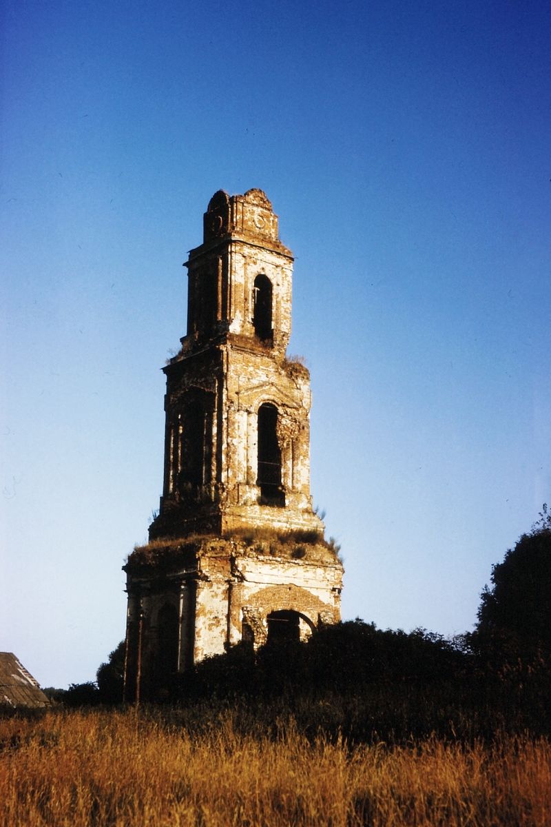 Колокольня церкви Рождества Пресвятой Богородицы, Чертень (Мосальский район, Калужская область). фасады