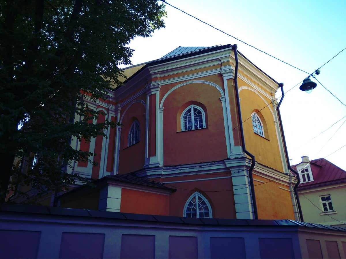 Рига. Церковь Алексия, человека Божия. фасады