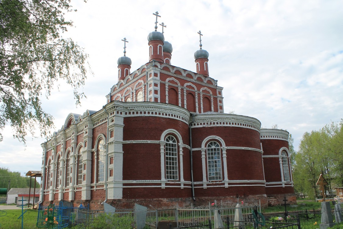 Зиняки. Церковь Алексия, митрополита Московского. фасады