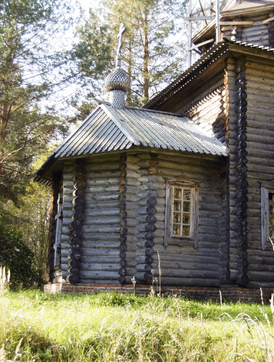 Церковь Казанской иконы Божией Матери, Светлояр, озеро (Воскресенский район, Нижегородская область). архитектурные детали, Апсида церкви