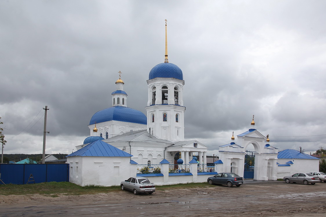 Куртамыш. Церковь Петра и Павла. фасады, Вид с северо-запада