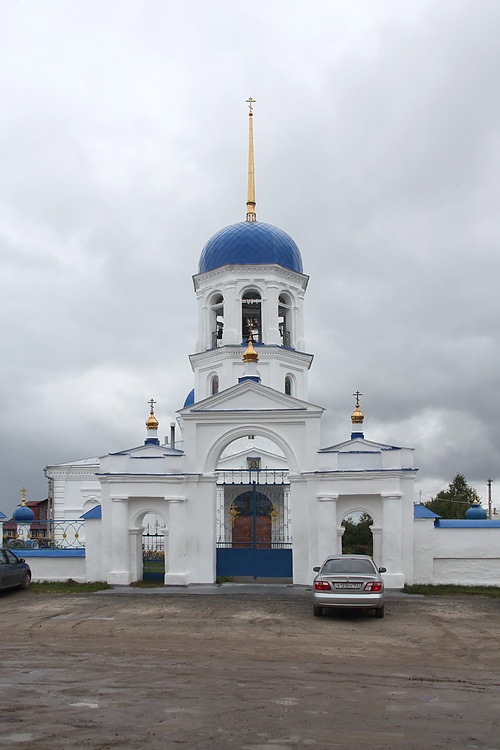 Куртамыш. Церковь Петра и Павла. фасады, Вид с запада