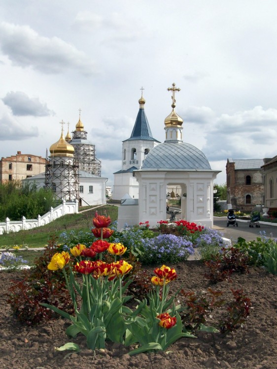 Рождества Пресвятой Богородицы Молченский женский монастырь, Путивль (Конотопский район, Украина, Сумская область). общий вид в ландшафте