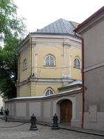 Церковь Алексия, человека Божия, Алтарная часть храма. Фасады были переделаны по проекту арх. Николая Васильева в 1751-1761 г.<br>, Рига, Рига, город, Латвия