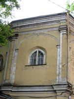 Церковь Алексия, человека Божия, Фрагмент фасада алтарной части.<br>, Рига, Рига, город, Латвия