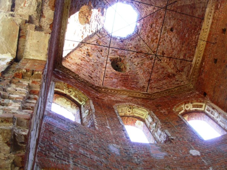 Церковь Смоленской иконы Божией Матери (Одигитрии), Богородицкое (Вяземский район, Смоленская область). интерьер и убранство