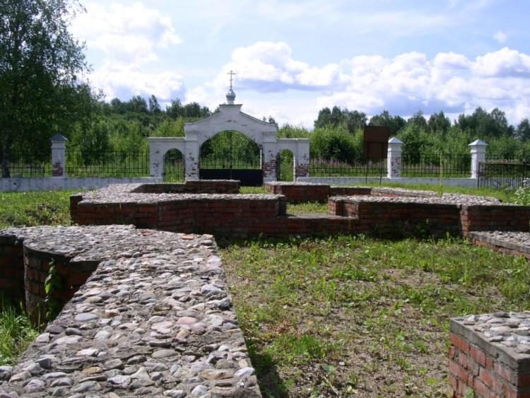 Спас-Волжинский погост. Церковь Спаса Нерукотворного Образа. фасады