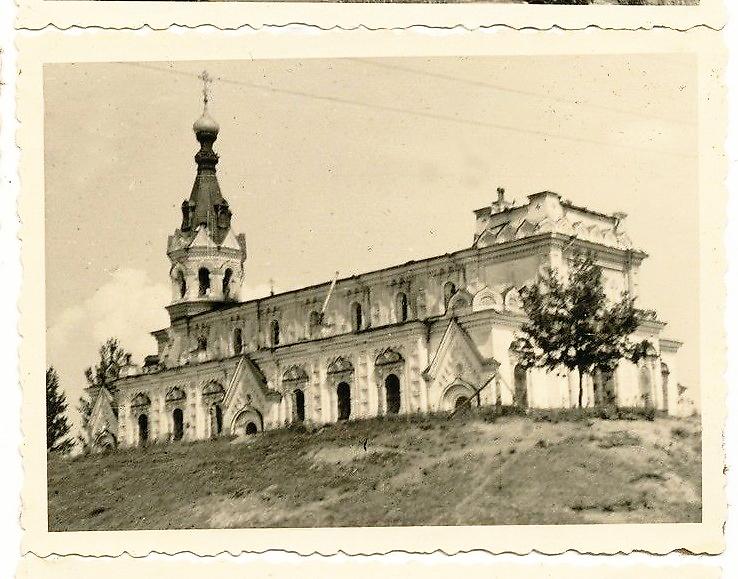 Фото 1941 г. с аукциона e-bay.de, архивная фотография. Кафедральный собор Бориса и Глеба, Даугавпилс (Даугавпилс, город, Латвия)