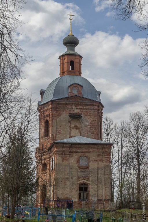 Богородицкое. Церковь Смоленской иконы Божией Матери (Одигитрии). фасады, Вид с востока