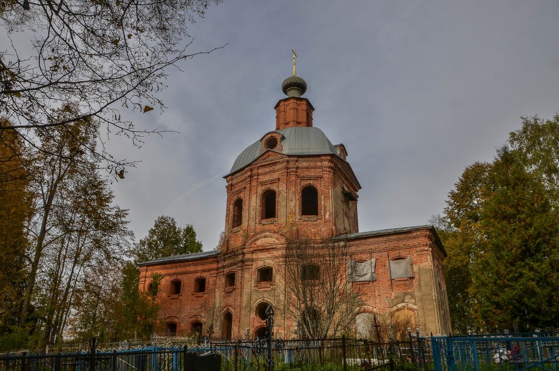 Церковь Смоленской иконы Божией Матери (Одигитрии), Богородицкое (Вяземский район, Смоленская область). фасады