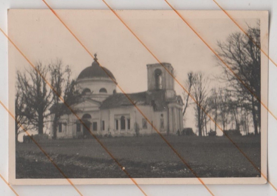 Пигулино (Ахтырка). Церковь Ахтырской Божией Матери. архивная фотография, Фото 1941 г. с аукциона e-bay.de