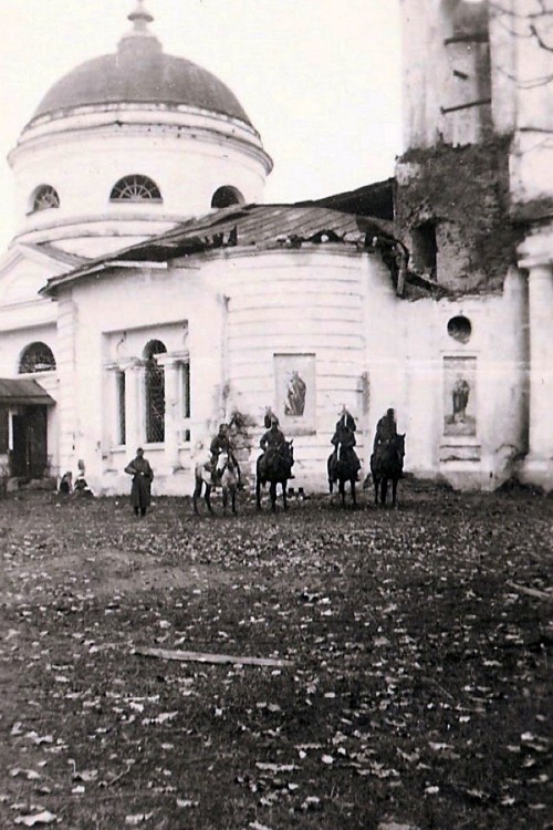 Пигулино (Ахтырка). Церковь Ахтырской Божией Матери. архивная фотография, Фото 1941 г. с аукциона e-bay.de