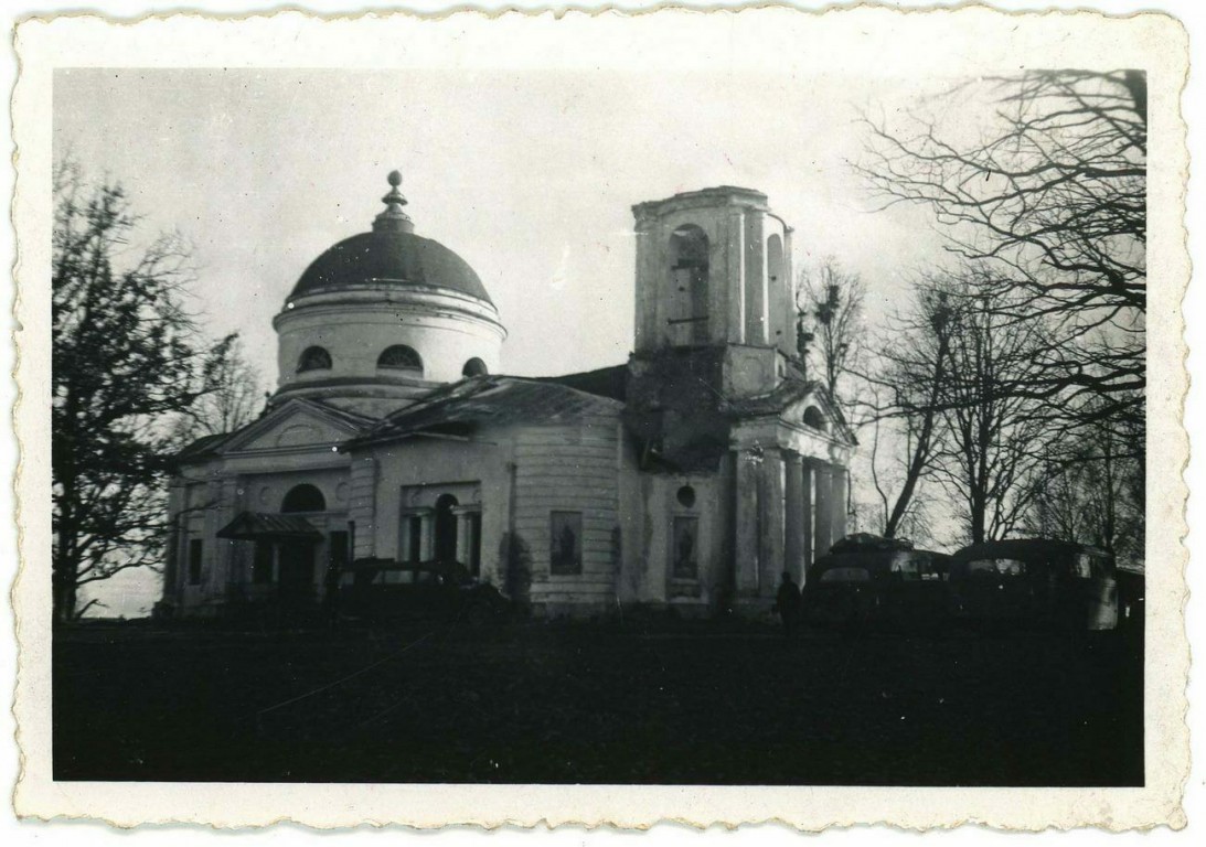 Пигулино (Ахтырка). Церковь Ахтырской Божией Матери. архивная фотография, Фото 1941 г. с аукциона e-bay.de