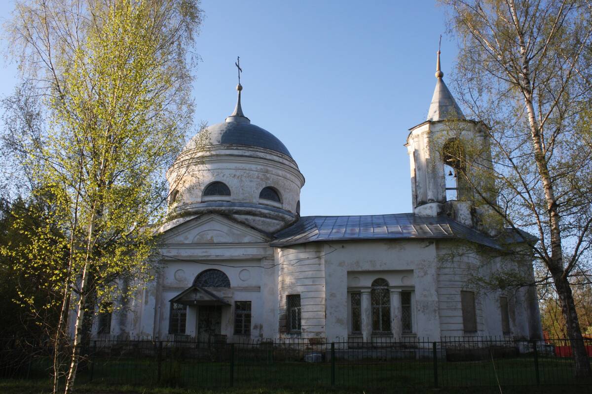 Церковь Ахтырской Божией Матери, Пигулино (Ахтырка) (Холм-Жирковский район, Смоленская область). фасады