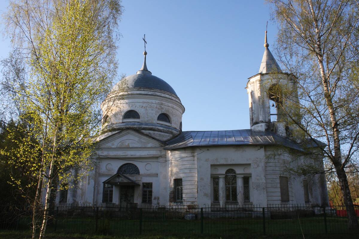 Пигулино (Ахтырка). Церковь Ахтырской Божией Матери. фасады