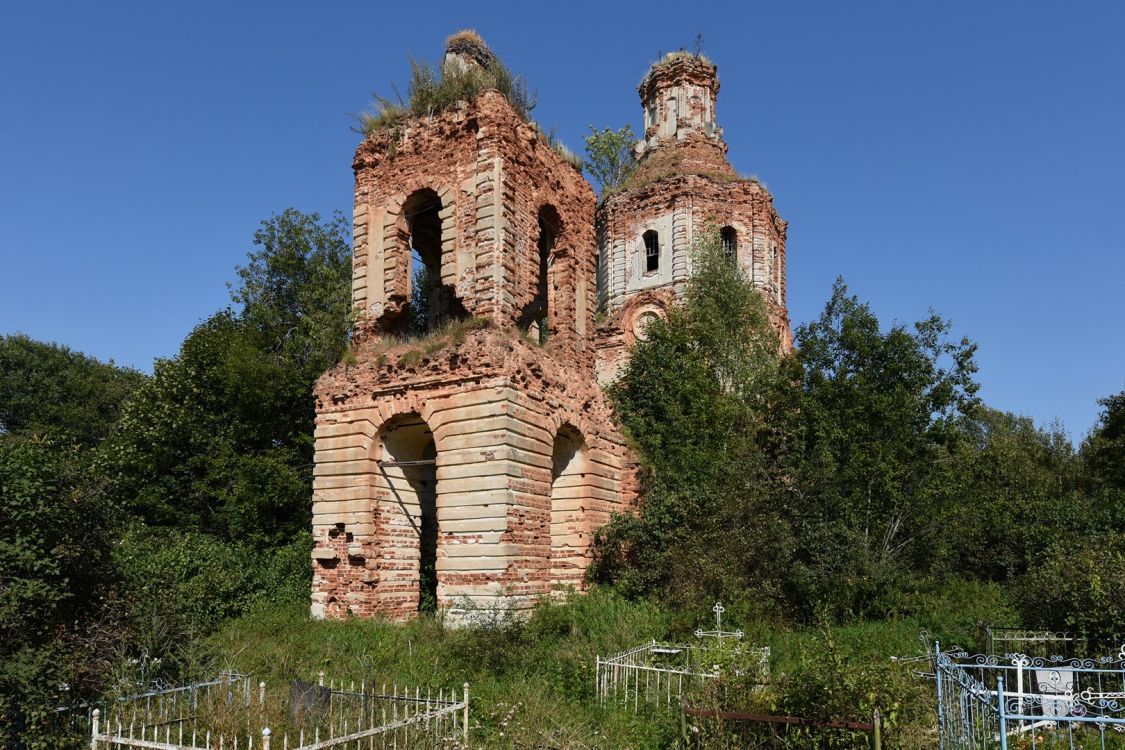 Церковь Димитрия Ростовского, Дунаево (Бельский район, Тверская область). фасады, Вид с юго-запада