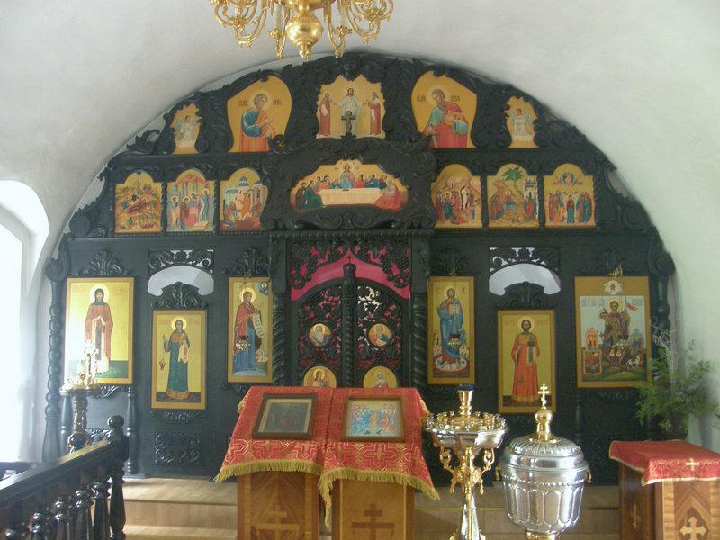 Церковь Успения Пресвятой Богородицы в Щапове, Щапово (Александрово) (Троицкий административный округ (ТАО), г. Москва). интерьер и убранство, Интерьер придела Иоанна Воина