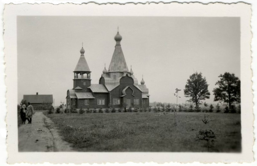 Пыталово. Церковь Николая Чудотворца. архивная фотография, Фото с сайта http://www.zudusilatvija.lv/objects/object/7116/