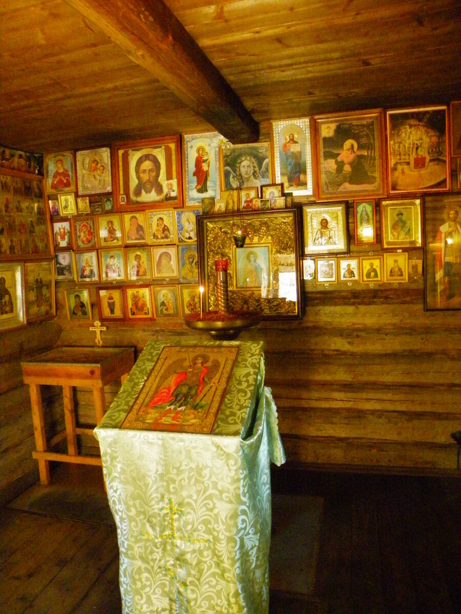 Часовня Михаила Архангела, Сольцы (Солецкий район, Новгородская область). интерьер и убранство