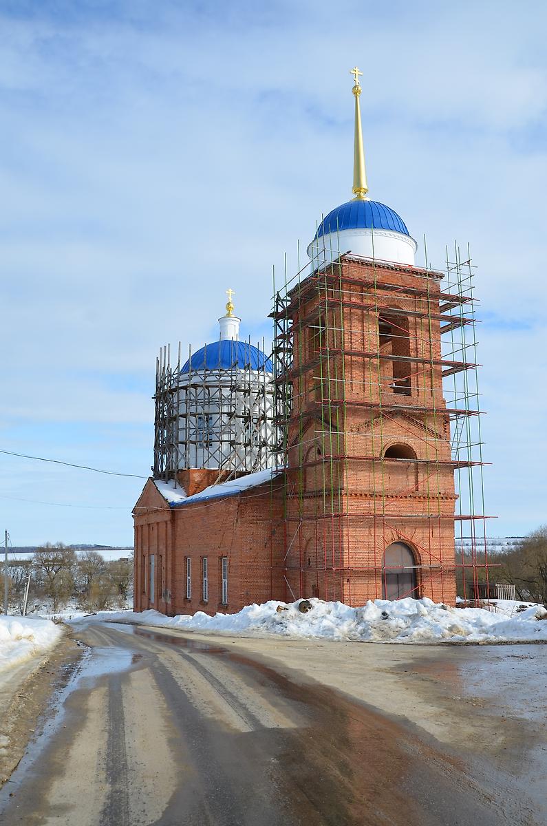 документальные фотографии. Церковь Благовещения Пресвятой Богородицы, Альшань (Орловский район, Орловская область)