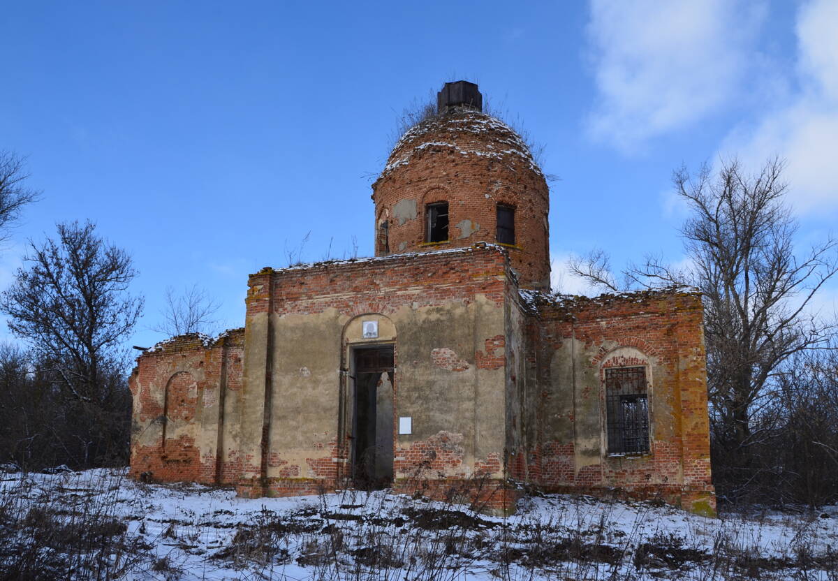Церковь Спаса Нерукотворного Образа, Спасское (Жидкое) (Орловский район, Орловская область). фасады, Южный фасад