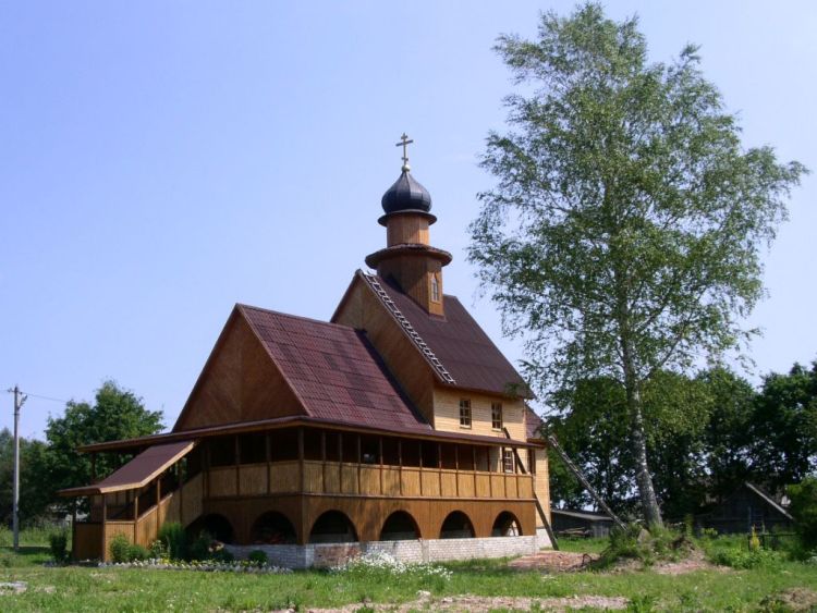 Молодой Туд. Церковь Спаса Преображения (новая). фасады, вид с юго-запада