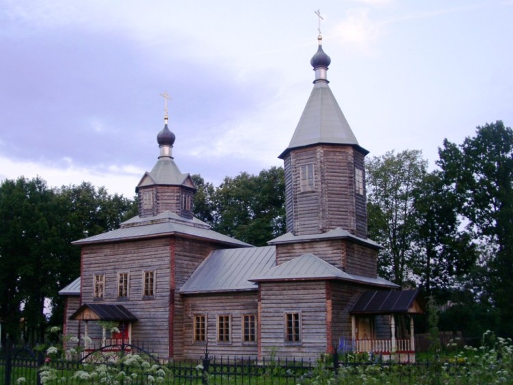 Церковь Николая Чудотворца, Холм-Жирковский (Холм-Жирковский район, Смоленская область). фасады, вид с северо-запада