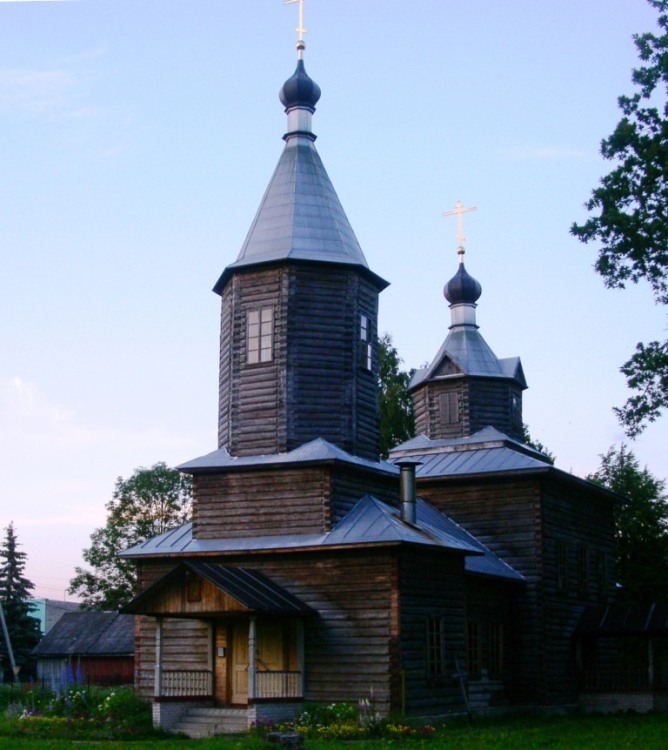 Холм-Жирковский. Церковь Николая Чудотворца. фасады, вид с юго-запада