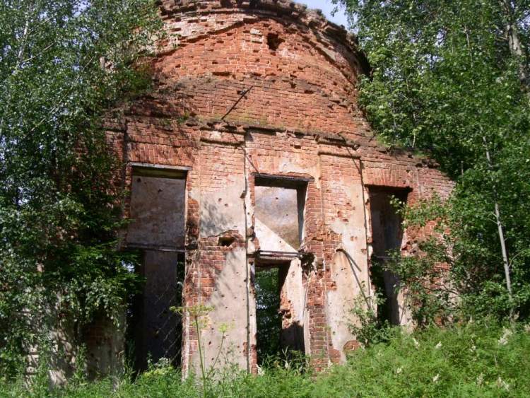 Церковь Благовещения Пресвятой Богородицы, Головенька, урочище (Бельский район, Тверская область). фасады, вид с юга