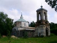 Церковь Троицы Живоначальной, вид с северо-запада<br>, Татево, Оленинский район, Тверская область
