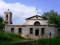 Церковь Троицы Живоначальной, вид с юга<br>, Татево, Оленинский район, Тверская область