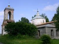 Церковь Троицы Живоначальной, вид с юго-запада<br>, Татево, Оленинский район, Тверская область