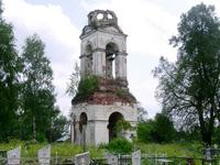 Церковь Спаса Преображения, вид с северо-запада<br>, Спас-Берёза, Оленинский район, Тверская область
