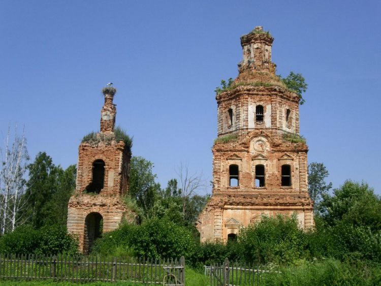 Дунаево. Церковь Димитрия Ростовского. фасады, вид с юга