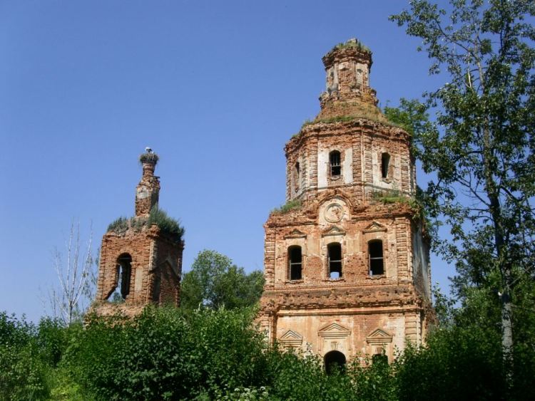 Церковь Димитрия Ростовского, Дунаево (Бельский район, Тверская область). фасады, вид с юго-востока