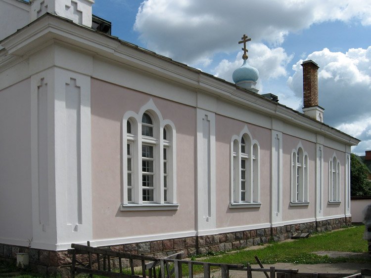 Гривская моленная Покрова Пресвятой Богородицы, Воздвижения Креста и Николая Чудотворца, Даугавпилс (Даугавпилс, город, Латвия). фасады, Южный фасад моленной
