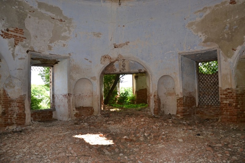 Церковь Смоленской иконы Божией Матери, Писканица, урочище (Орловский район, Орловская область). интерьер и убранство
