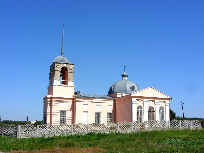 Церковь Воскресения Словущего, Долбенкино (Дмитровский район, Орловская область). фасады, Южный фасад церкви.
