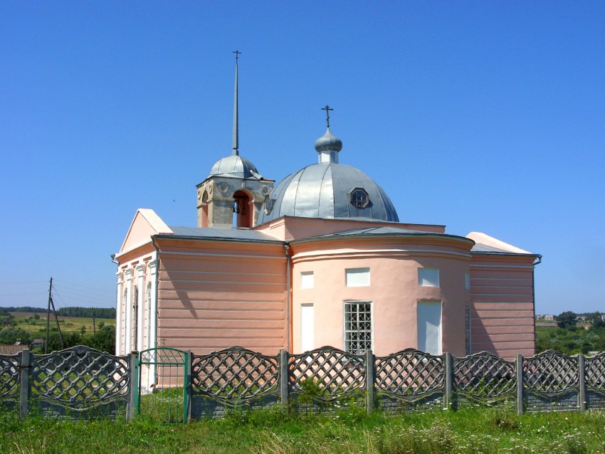 Церковь Воскресения Словущего, Долбенкино (Дмитровский район, Орловская область). фасады, Восточный фасад храма.