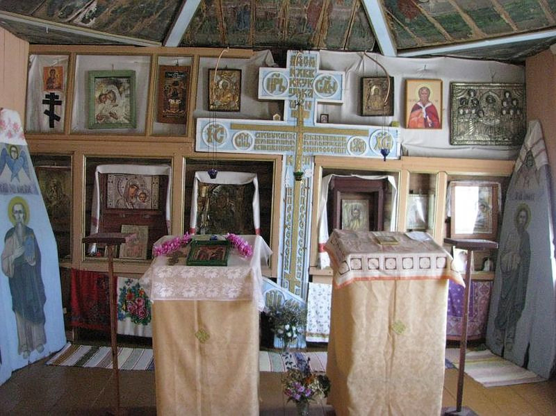 Часовня Илии Пророка  в Малом Халуе, Большой Халуй (Каргопольский район, Архангельская область). интерьер и убранство