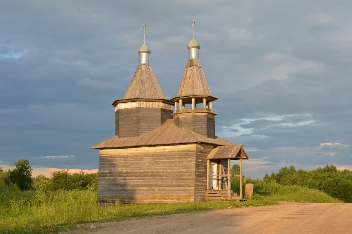 Большой Халуй. Часовня Илии Пророка. фасады, Северный фасад