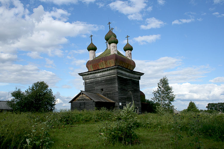 Шелоховская (Архангело). Церковь Михаила Архангела. фасады