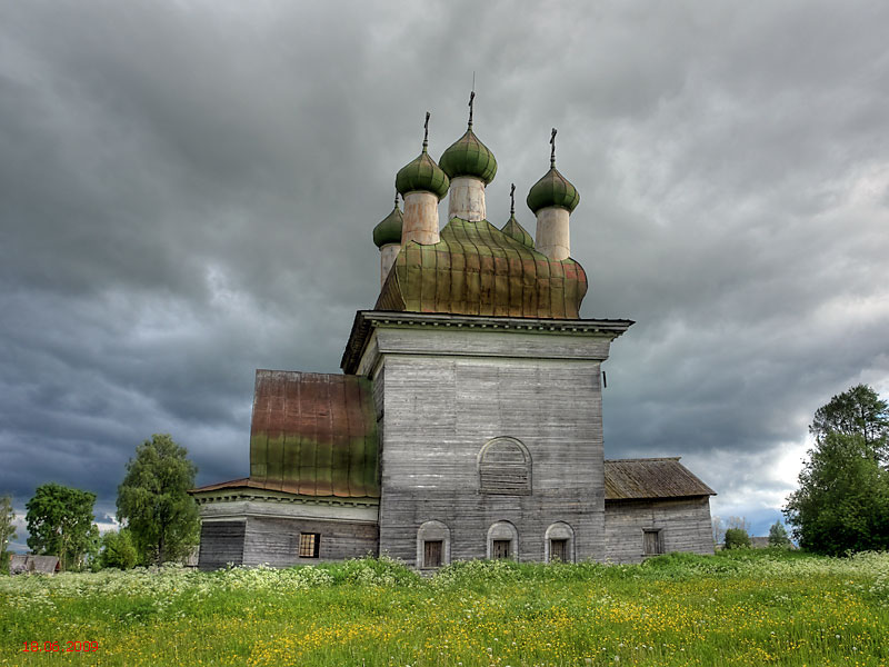 Шелоховская (Архангело). Церковь Михаила Архангела. фасады