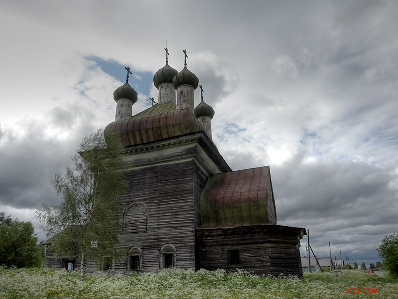 Шелоховская (Архангело). Церковь Михаила Архангела. фасады