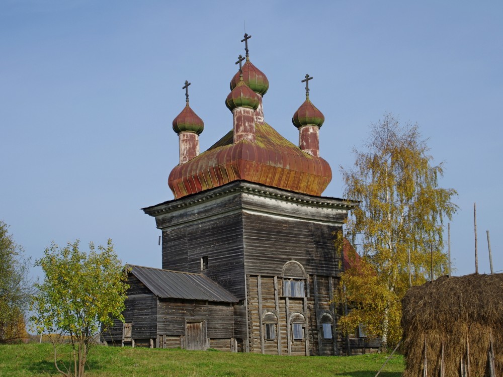 Шелоховская (Архангело). Церковь Михаила Архангела. фасады