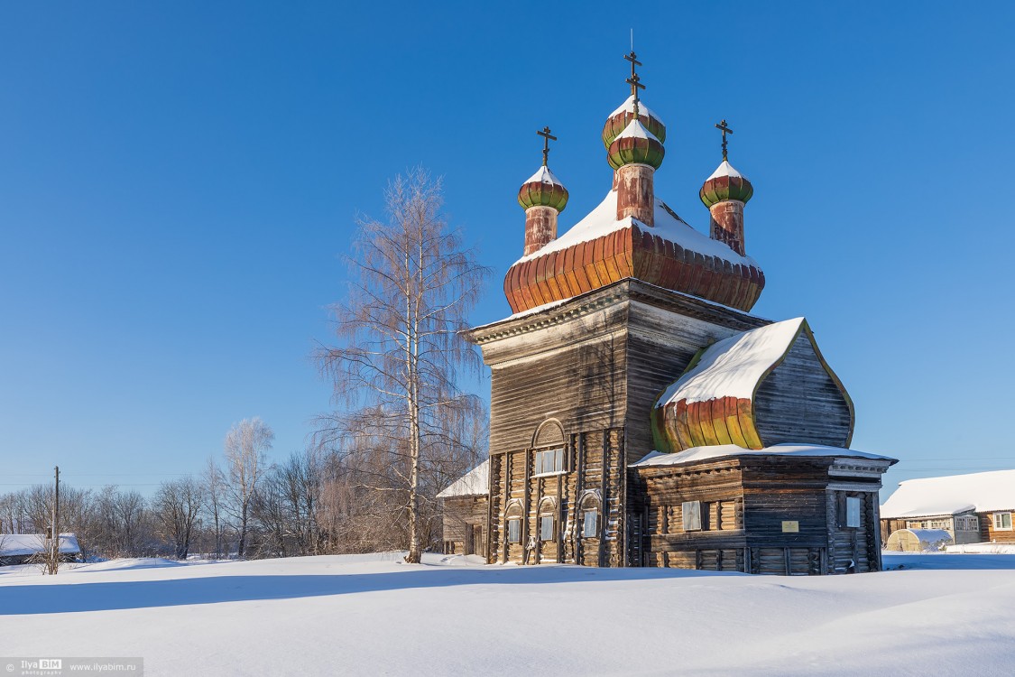 Церковь Михаила Архангела, Шелоховская (Архангело) (Каргопольский район, Архангельская область). фасады