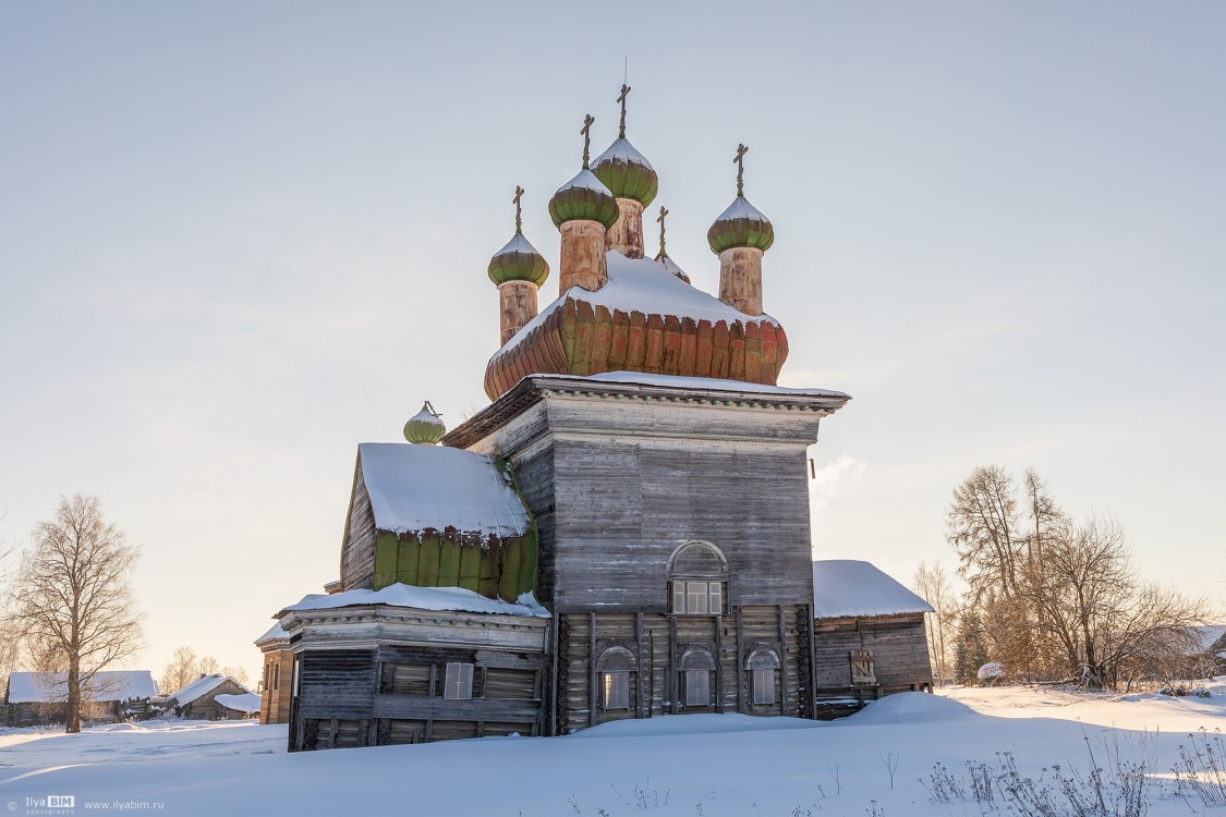 Церковь Михаила Архангела, Шелоховская (Архангело) (Каргопольский район, Архангельская область). фасады