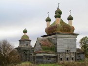 Храмовый комплекс. Церкви Михаила Архангела и Сретения Господня, вид с северо-востока<br>, Шелоховская (Архангело), Каргопольский район, Архангельская область